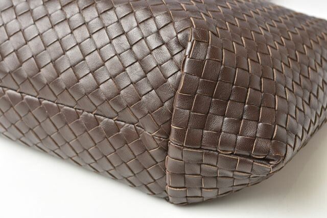 BOTTEGA VENETA ダークブラウン トートバッグ ボッテガヴェネタ トートバッグ A4サイズ 男女兼用 BOTTEGA VENETA