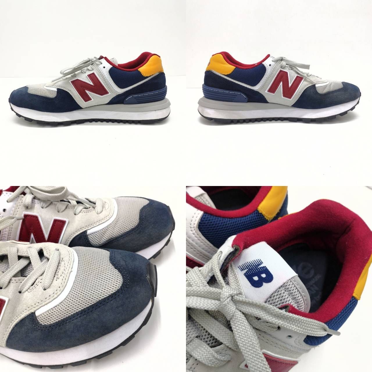 中古 new balance ニューバランス eYe JUNYA WATANABE MAN スニーカー 28cm グレー ネイビー U574LGW1 LEGACY アイ ジュンヤワタナベ マン メンズ