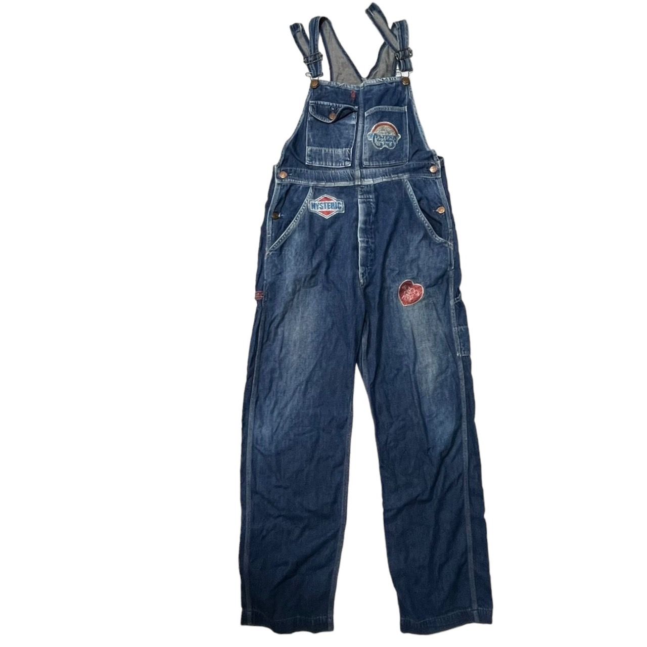 HYSTERIC GLAMOUR ヒステリックグラマー　オーバーオール　デニム HYSTERIC GLAMOUR(ヒステリックグラマー) 00's Lame logo denim