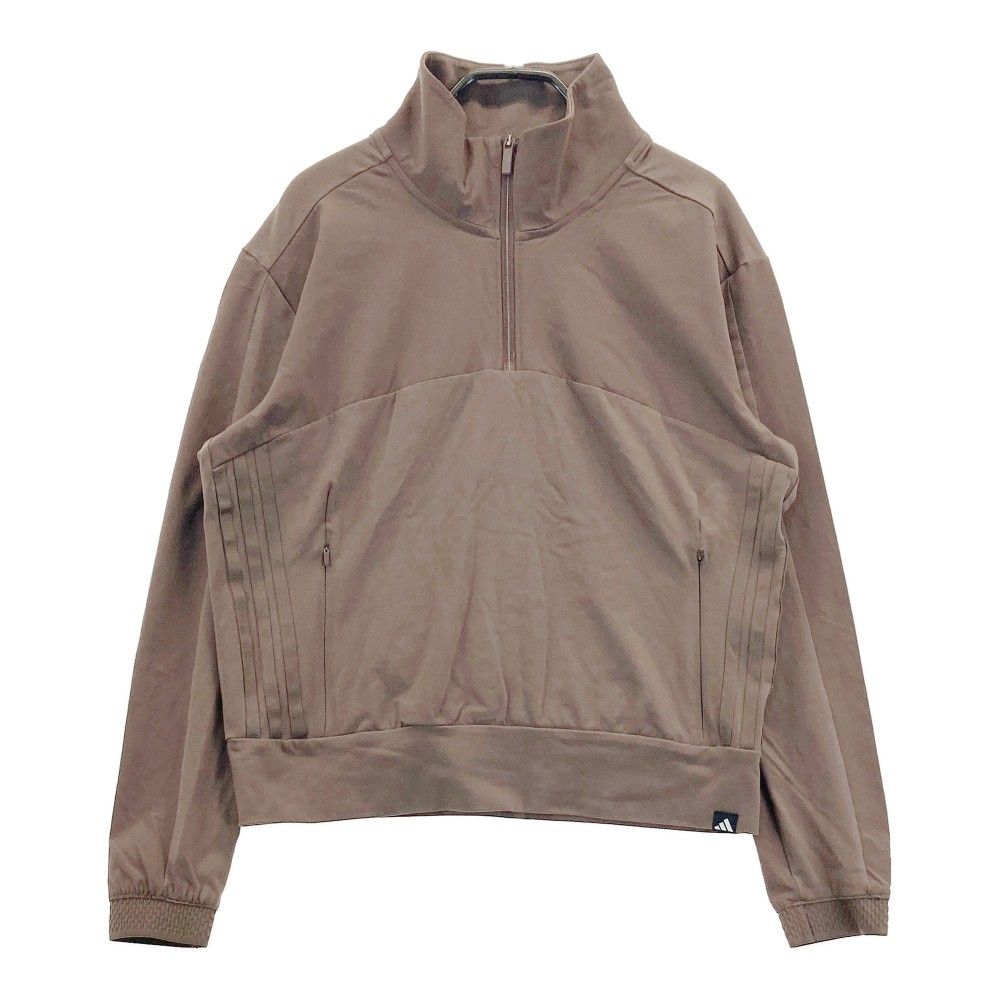 adidas ハーフジップ長袖シャツ