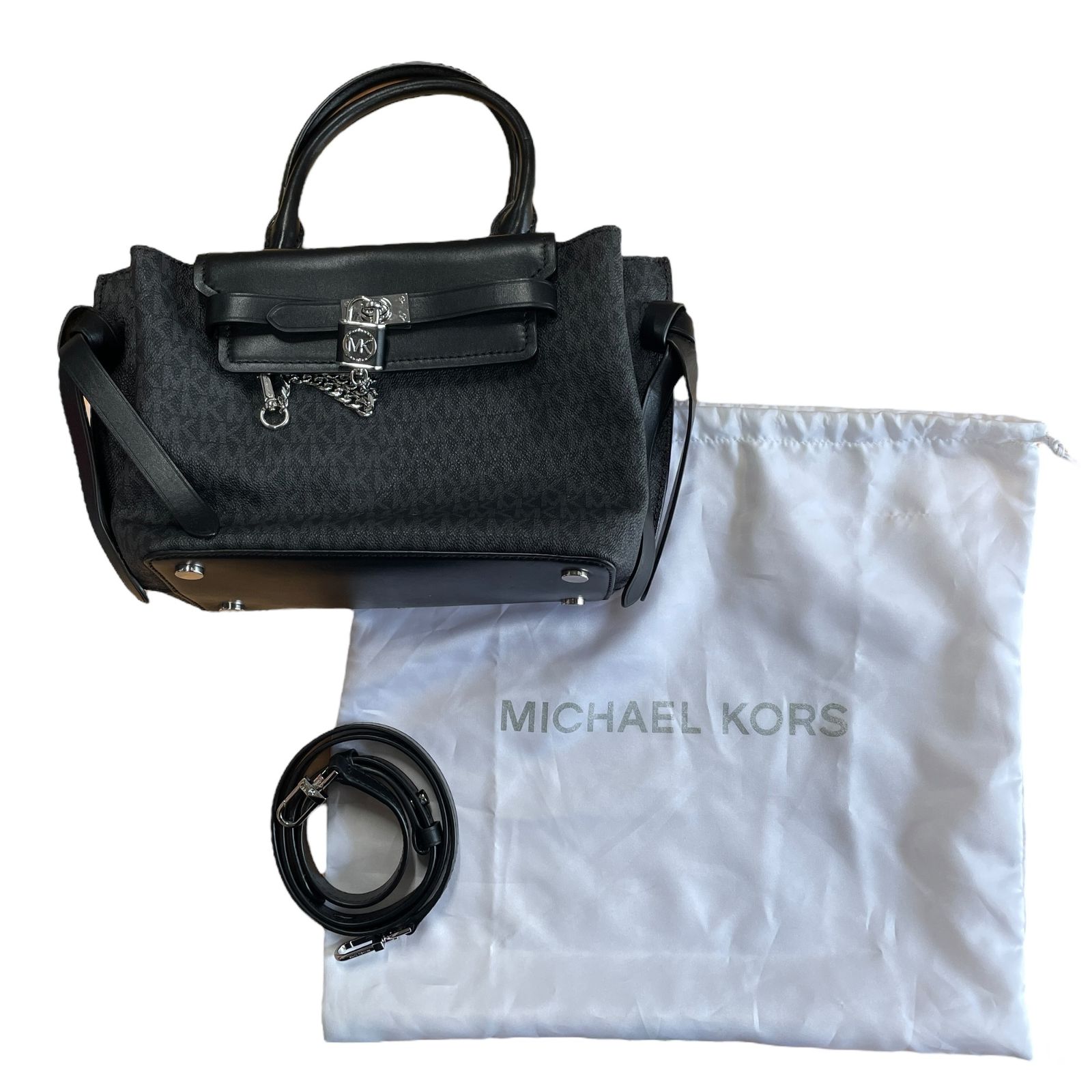 ◇中古品◇ MICHAEL KORS マイケルコース ブラック トートバッグ