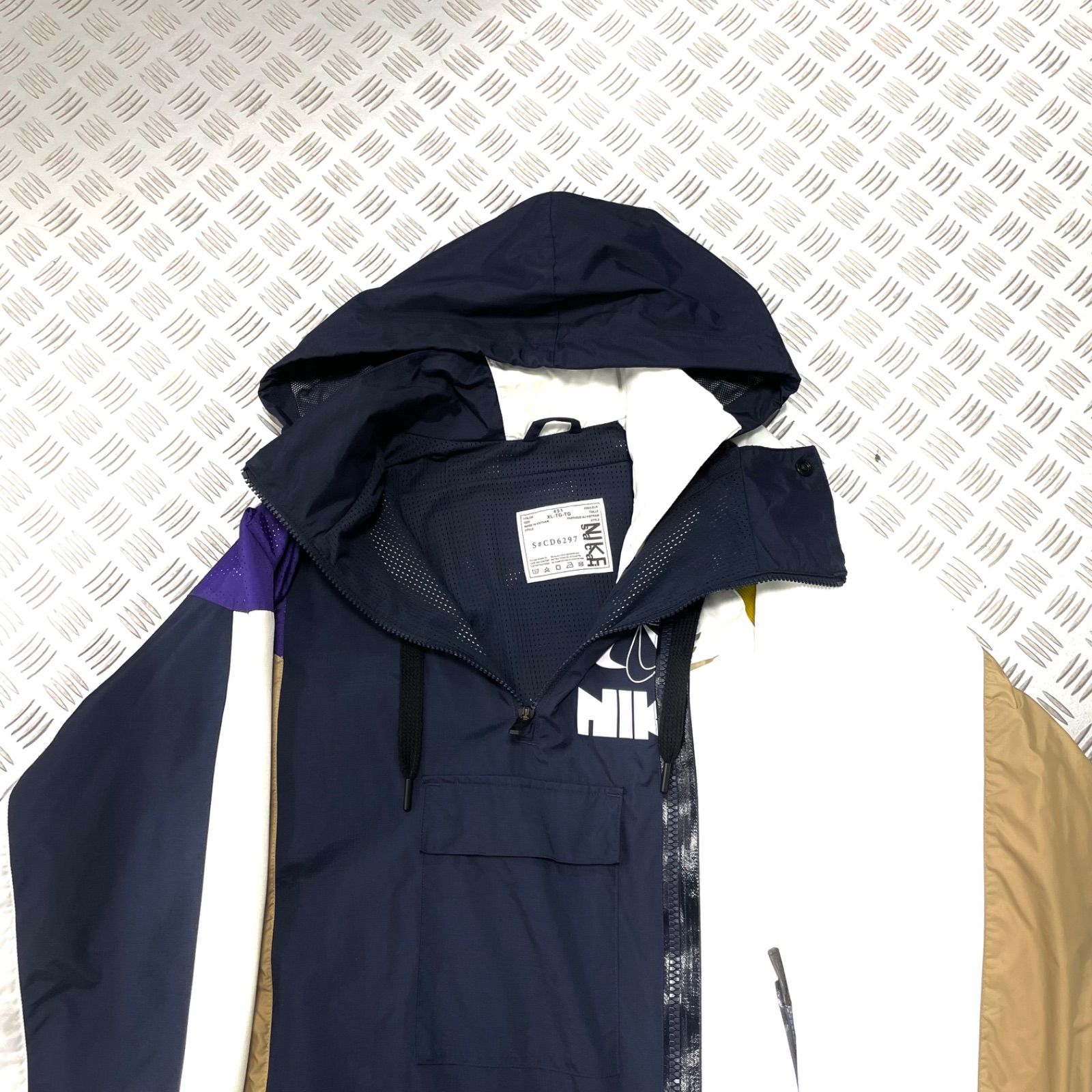 68】Sakai Nike サカイ ナイキ Double Zip Jacket XL CD6297-451
