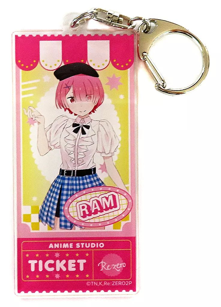 中古】キーホルダー ラム チケット風キーホルダー AnimeJapan2024ver