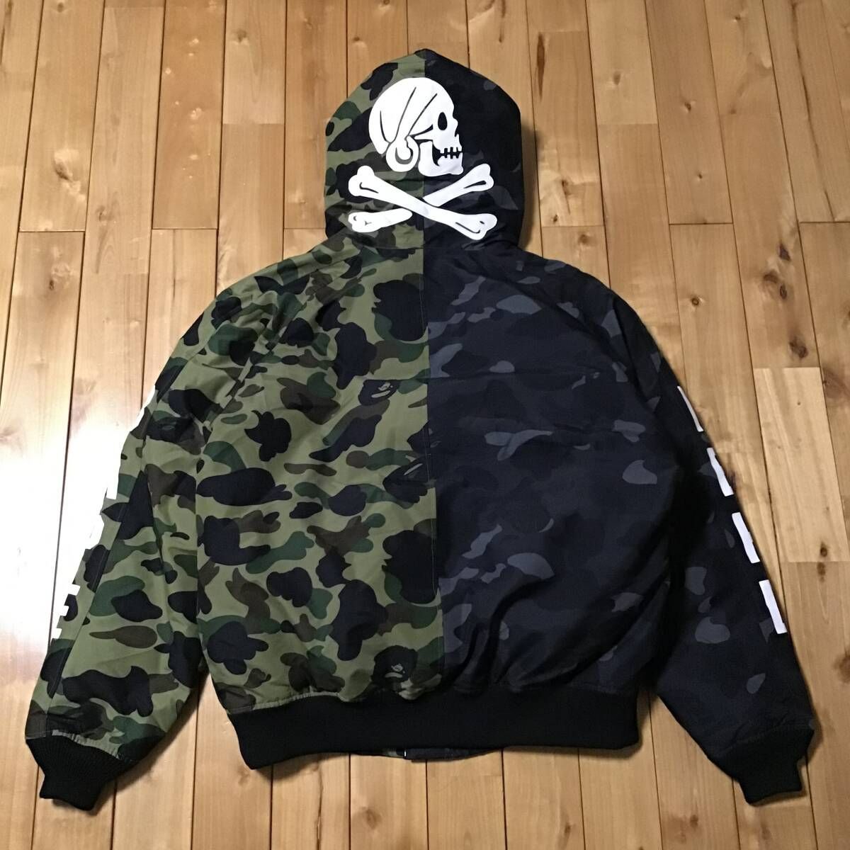 ☆原宿限定☆ BAPE NEIGHBORHOOD SHARK HOODIE ダウンジャケット L  