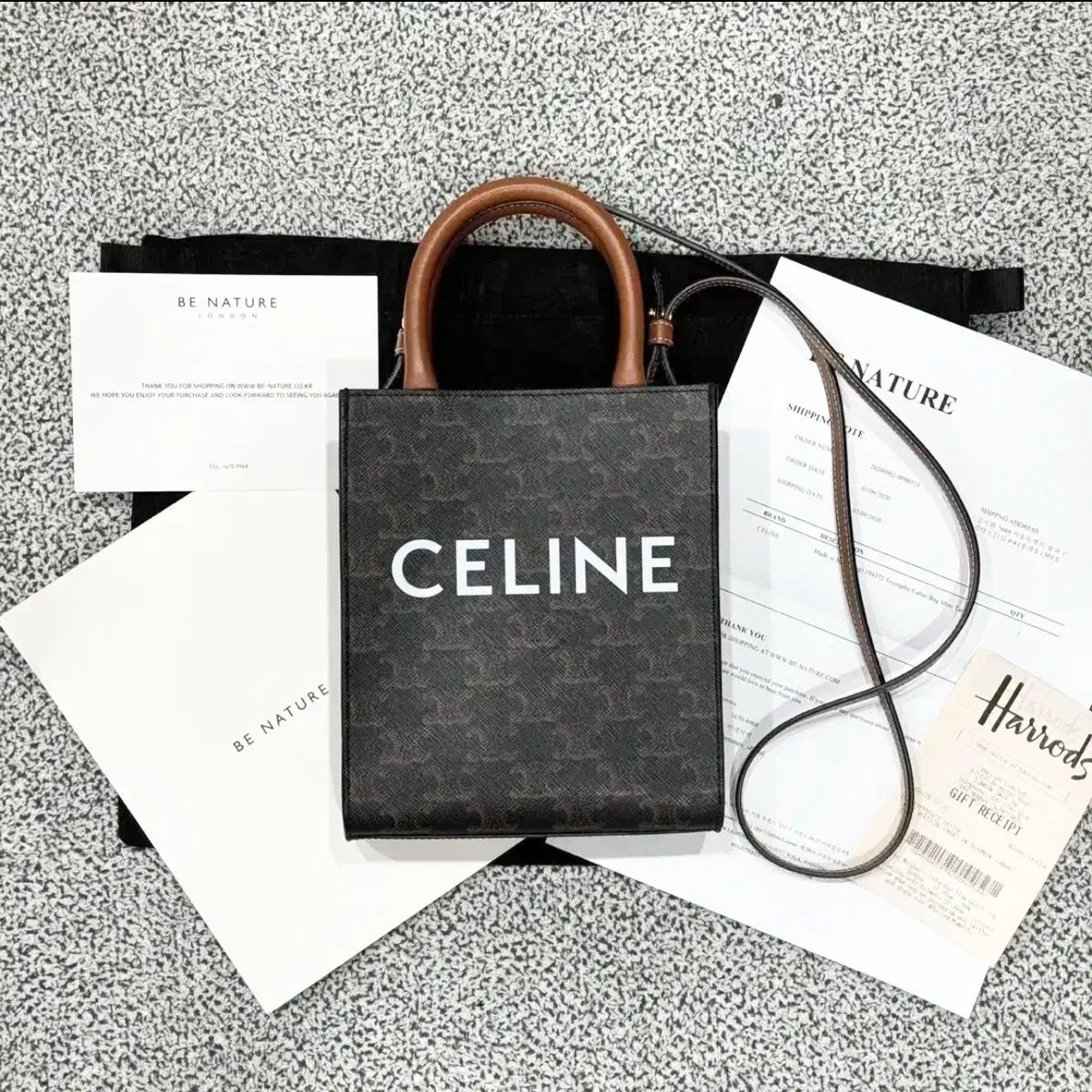 S レベル Celine セリーヌ トリオンフ カバスバッグ ミニ