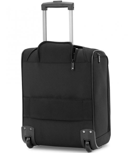 【送料無料】 サムソナイト レディース スーツケース バッグ Ascella 3.0 Softside Collection 2-Wheel Underseater 18 Carry-On Suitcase Black