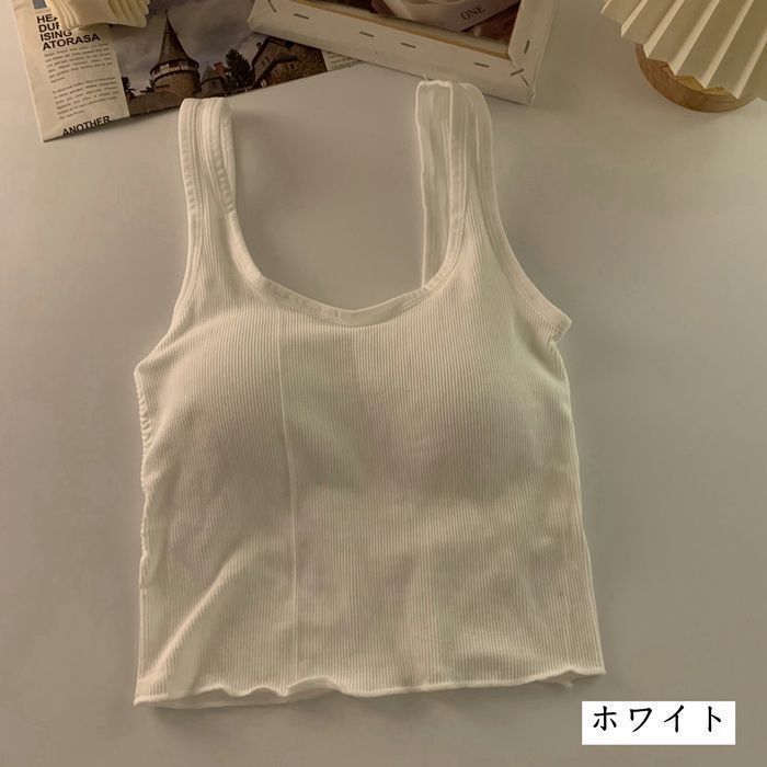 パッド付インナー カップ付きキャミソール