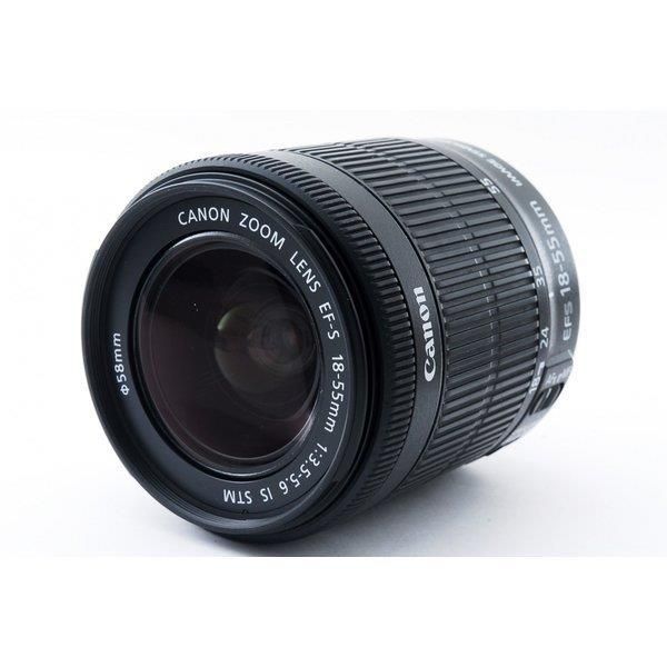 キヤノン Canon EF-S 18-55mm F3.5-5.6 IS STM 美品 標準ズームレンズ 