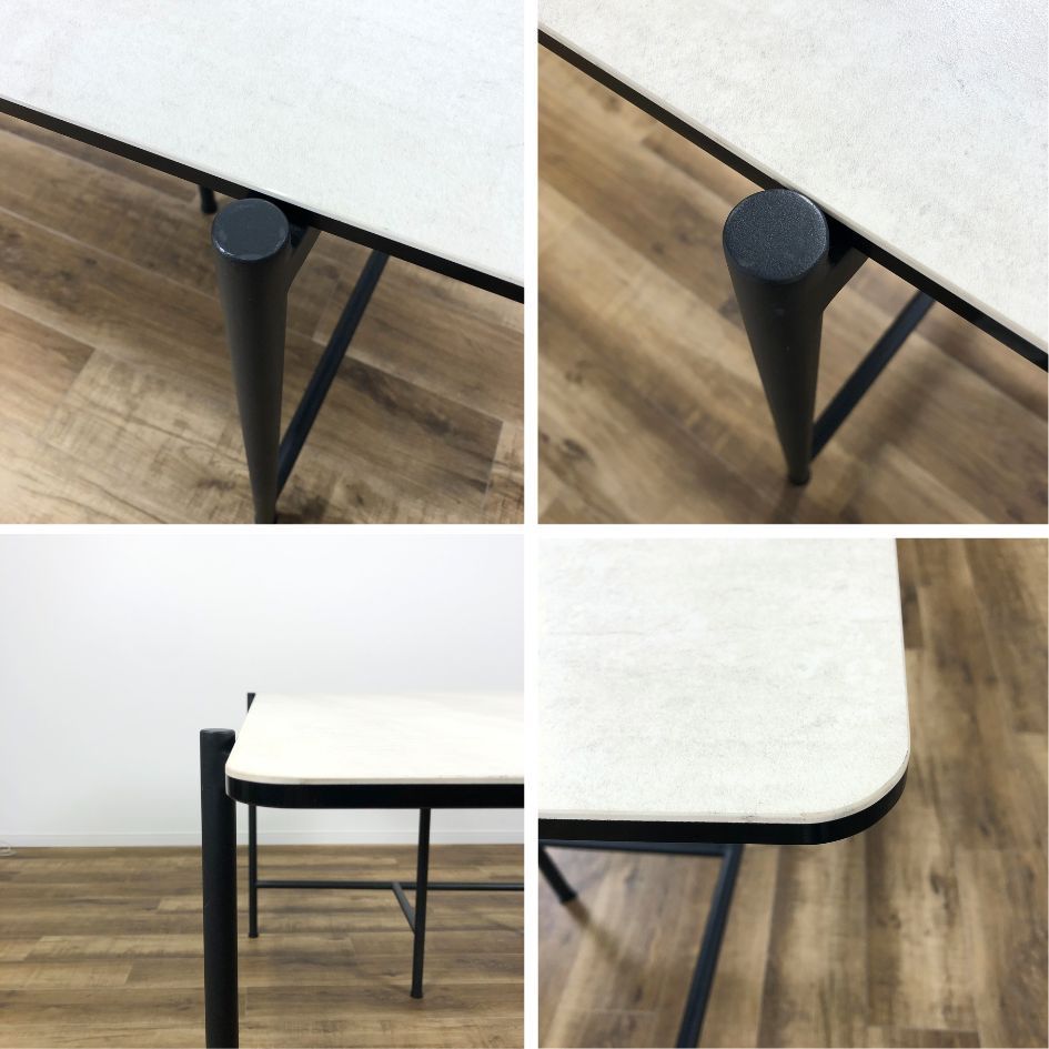 引取限定】 moda en casa PIPA table ceramic モーダ エン