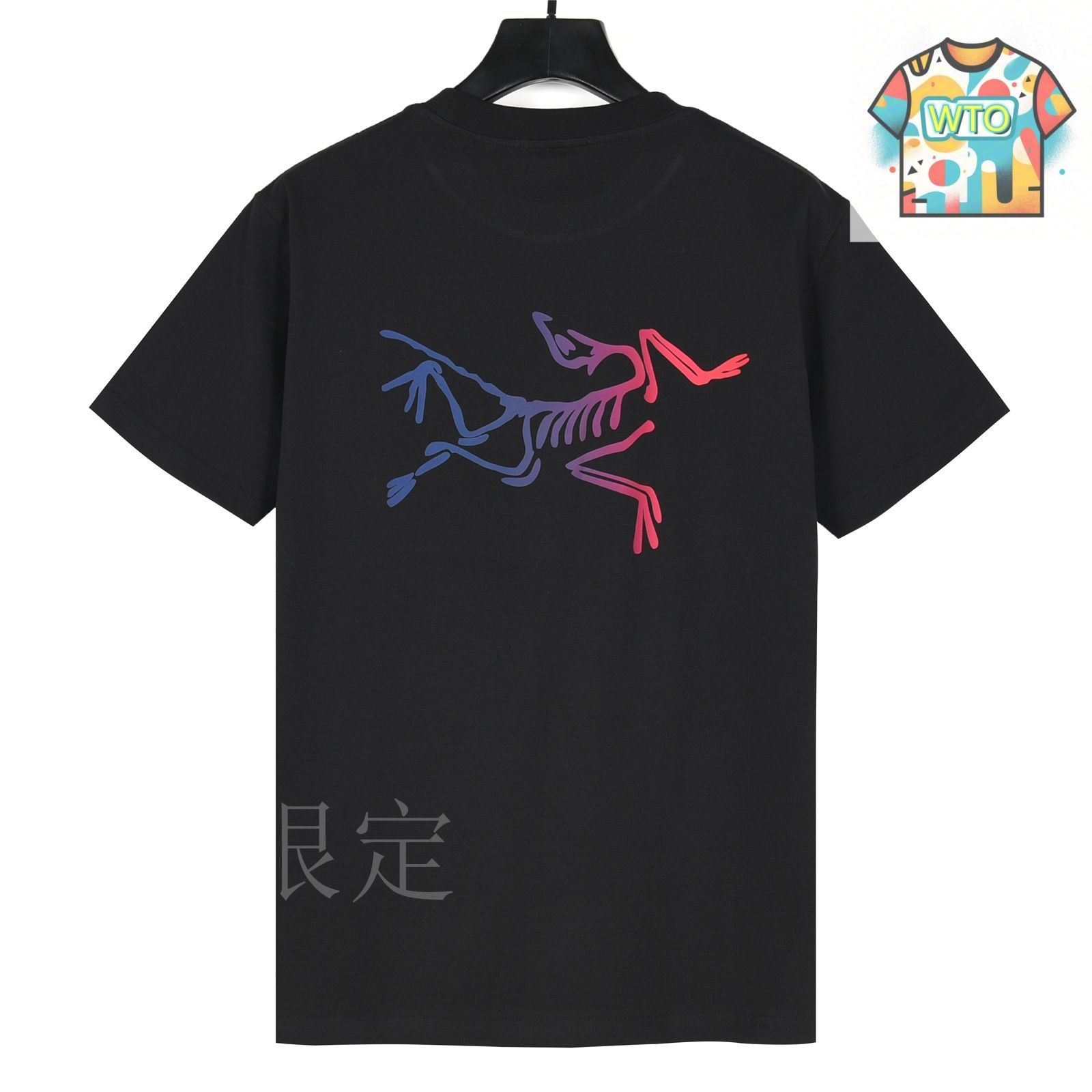 アメリ　グラデーション　Ｔシャツ 今日特価】ARCTERYX 2025 カラーグラデーション鳥ロゴ T シャツ