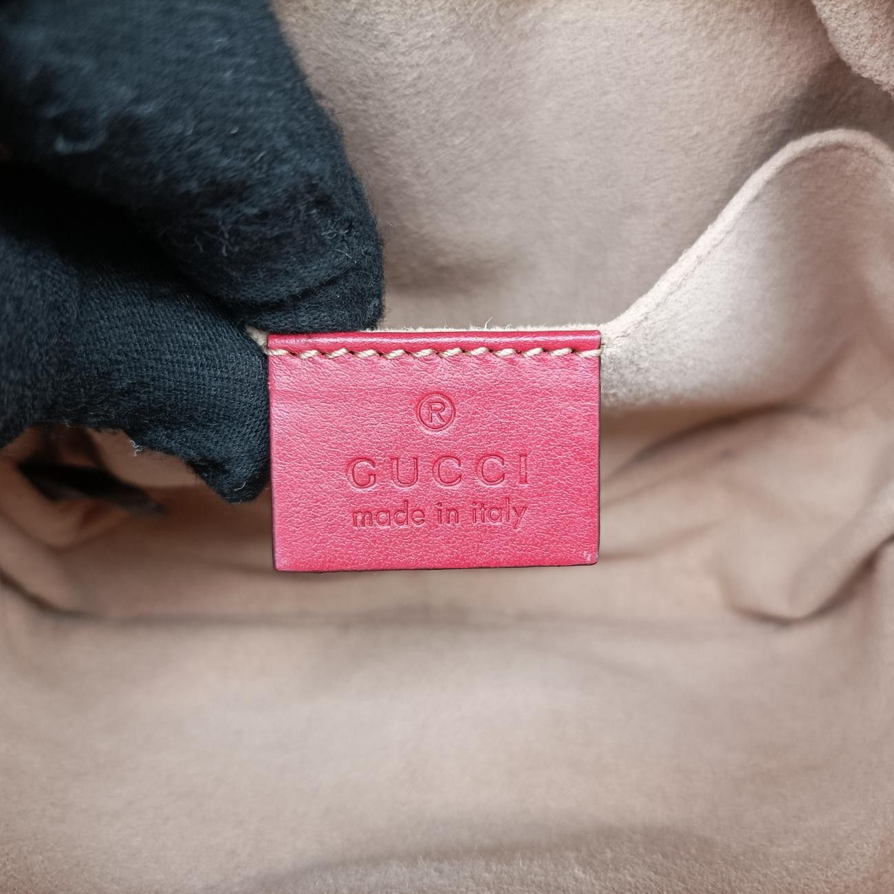 グッチGucciGGマーモントレッドレザー448065B023155912