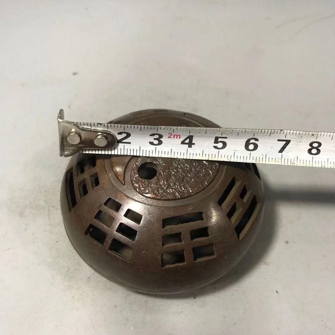 八卦炉 香炉 銅製 装飾品 工芸品 美術品 置物 銅器 浮彫二仙香