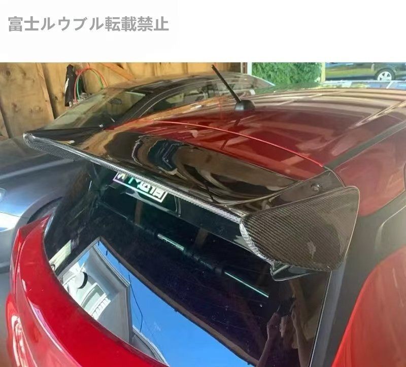 スズキ スイフトスポーツ Swift ZC33S カーボンファイバー リアウィング ダウンフォースウィング エアロパーツ FFCRYSTALESIA_COM
