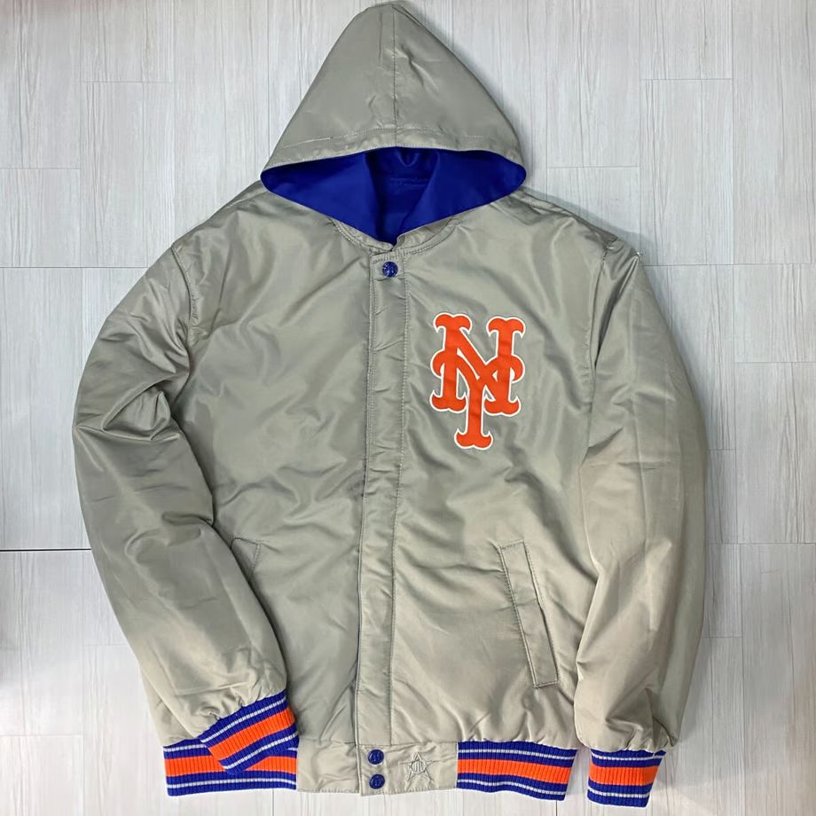 激レア新品！JH design ＮＹメッツ リバーシブルジャケット スタジャン 送料無料】ニューヨーク メッツ スタジャン MLB JH DESIGN