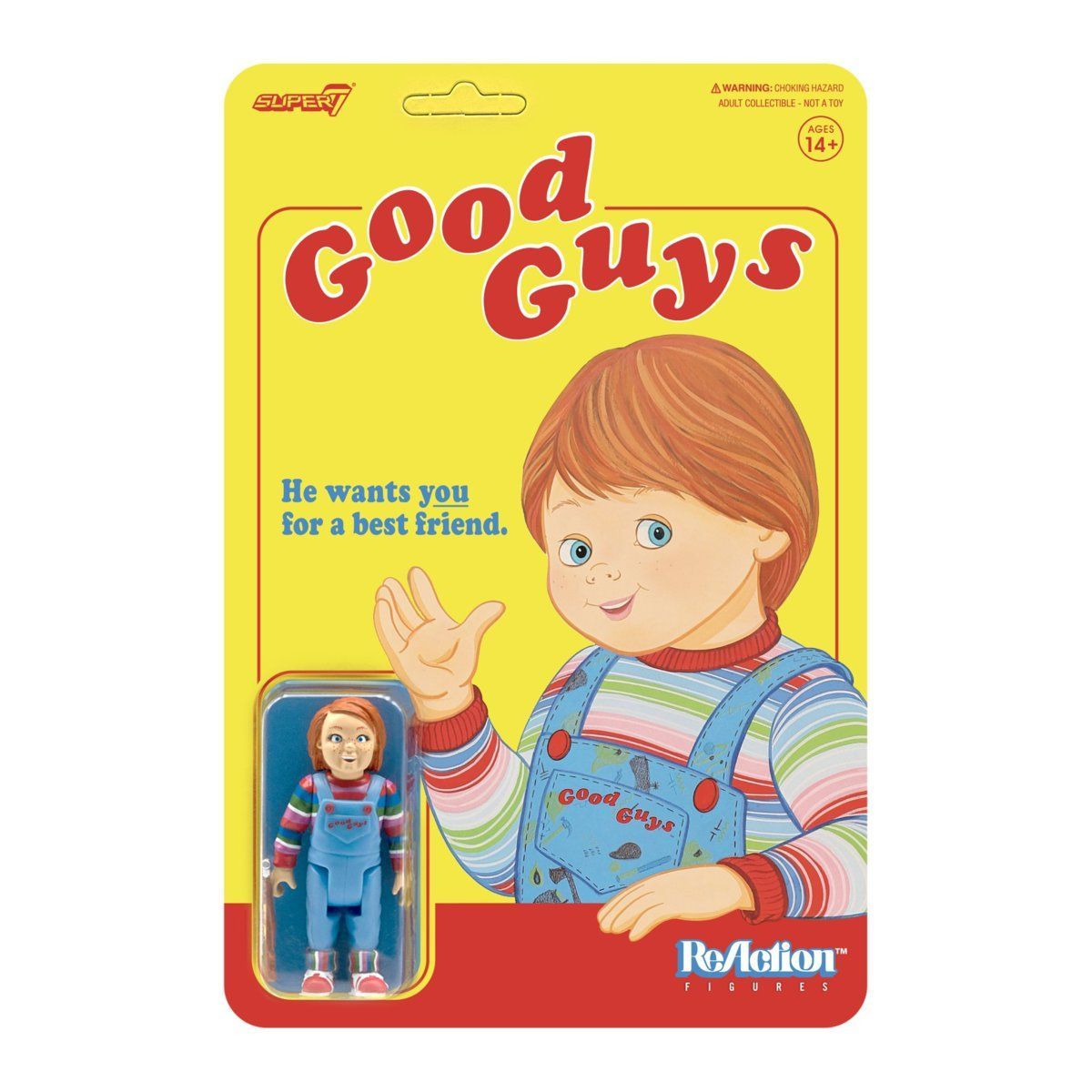 Good Guys Chuckyチャッキー フィギュア チャッキー ReAction フィギュア グッドガイ CHUCKY Good Guy