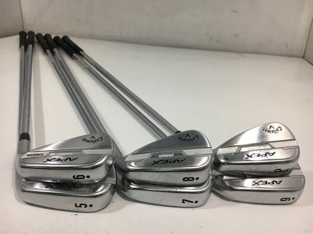 中古ゴルフクラブ】(6本セット)キャロウェイ APEX アイアン 2021 (日本