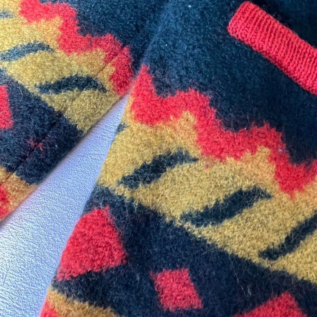 uno 花柄刺繍入りグリーンウールジャケット肩パッド入りフリーサイズ