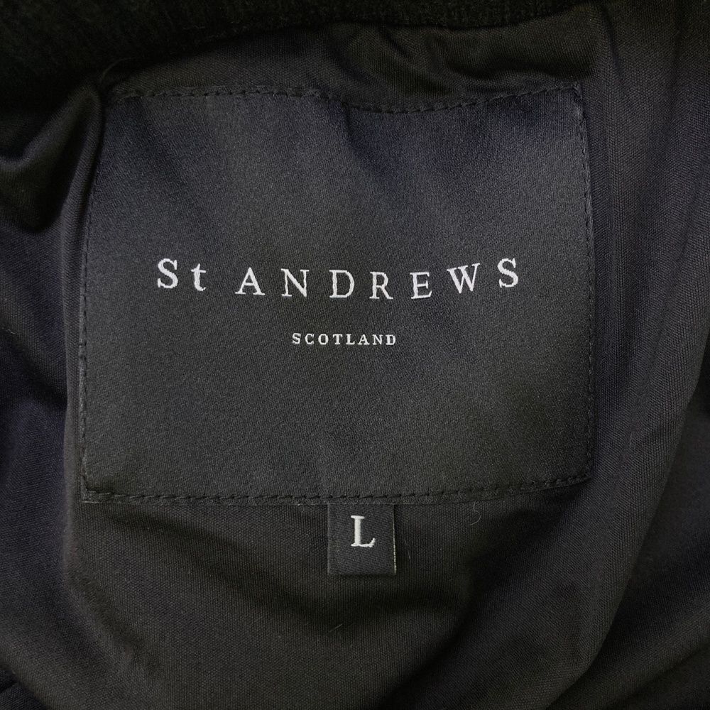 サイズ：L ST ANDREWS セントアンドリュース ジップ ニット