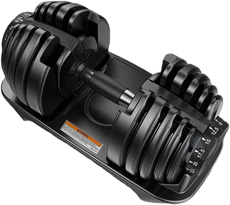 ダンベル 可変式 24kg 1個セット 重量調整 **4417635