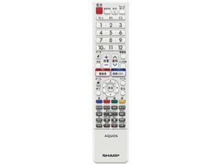 SHARP/シャープ 液晶テレビ用 リモコン ホワイト系 (LC-24R30-W