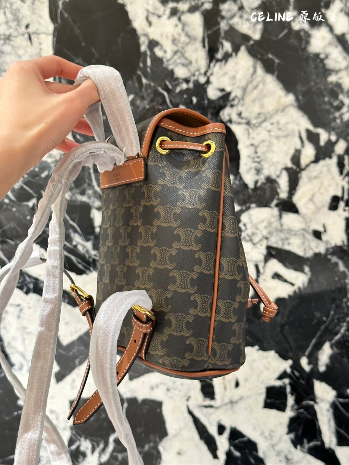 今日特価】Celine ヴィンテージモチーフ mini リュックサック