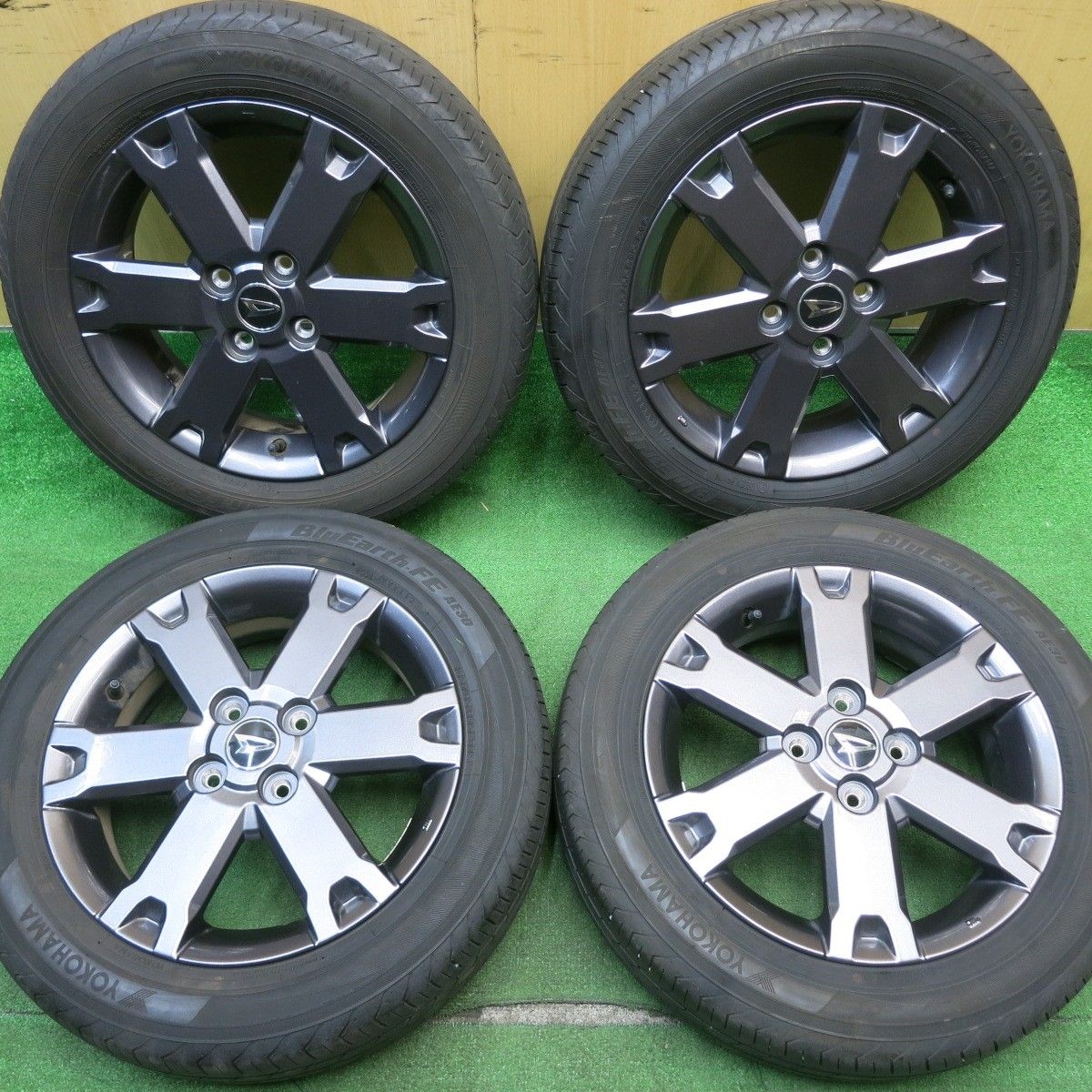 キレイ 23年 ダイハツ タフト 純正 165|65R15 ヨコハマ BluEarth-FE AE30 ブルーアース 15インチ PCD100|4H 5042504NJノ