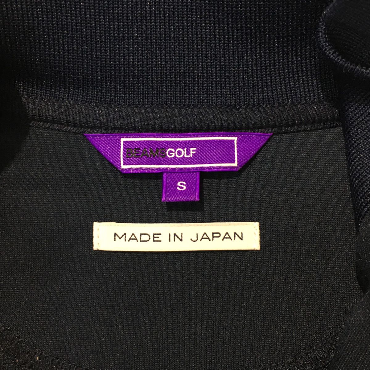 中古 メンズ ビームスゴルフ BEAMSGOLF ブルゾン S 紺 ネイビー