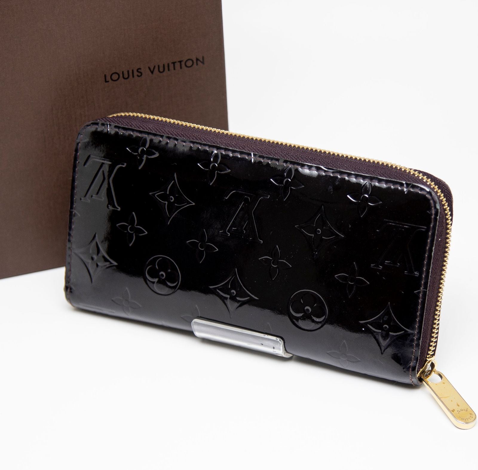 ルイヴィトン M93522 長財布 アマラント LOUIS VUITTON ジッピー