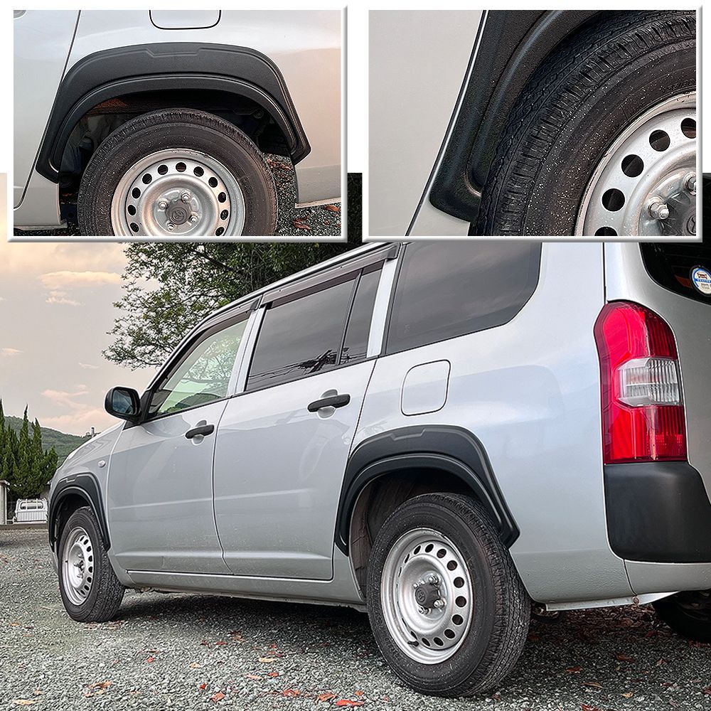 トヨタ プロボックス 160系 専用 ワイドフェンダー 4Pセット ABS製 トヨタ プロボックス 160系 専用 ワイドフェンダー 4Pセット ABS製