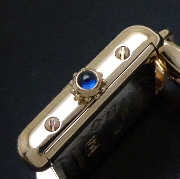 CARTIER カルティエ ウォッチ チャーム タンク ペンダントトップ 時計 K18YG イエローゴールド /290319【中古】【BJ】