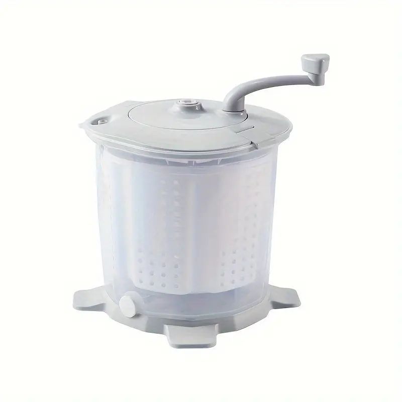 手動ミニ洗濯機 電気は必要ありません 家庭や寮での使用に適しています 4.5Kgの容量 トップローディング 機械的制御 混合洗濯や乾燥に適しています