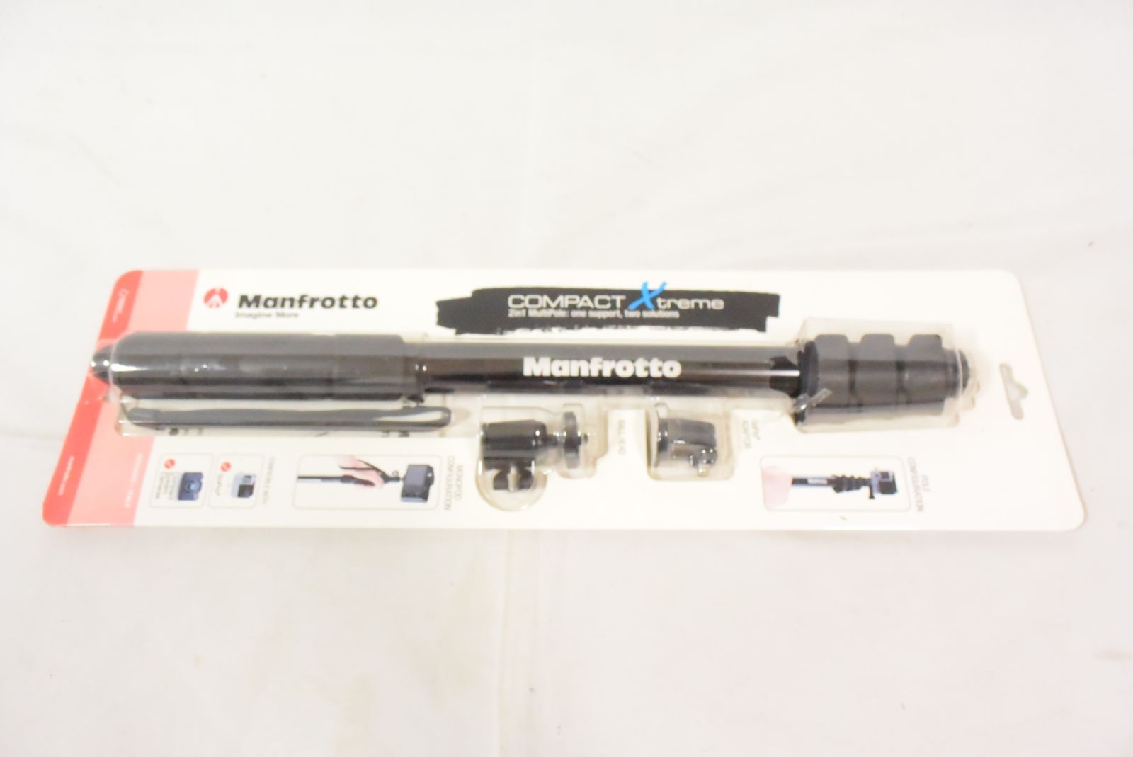 Manfrotto マンフロット COMPACT Xtremeマルチポール 一脚 MPCOMPACT-BK
