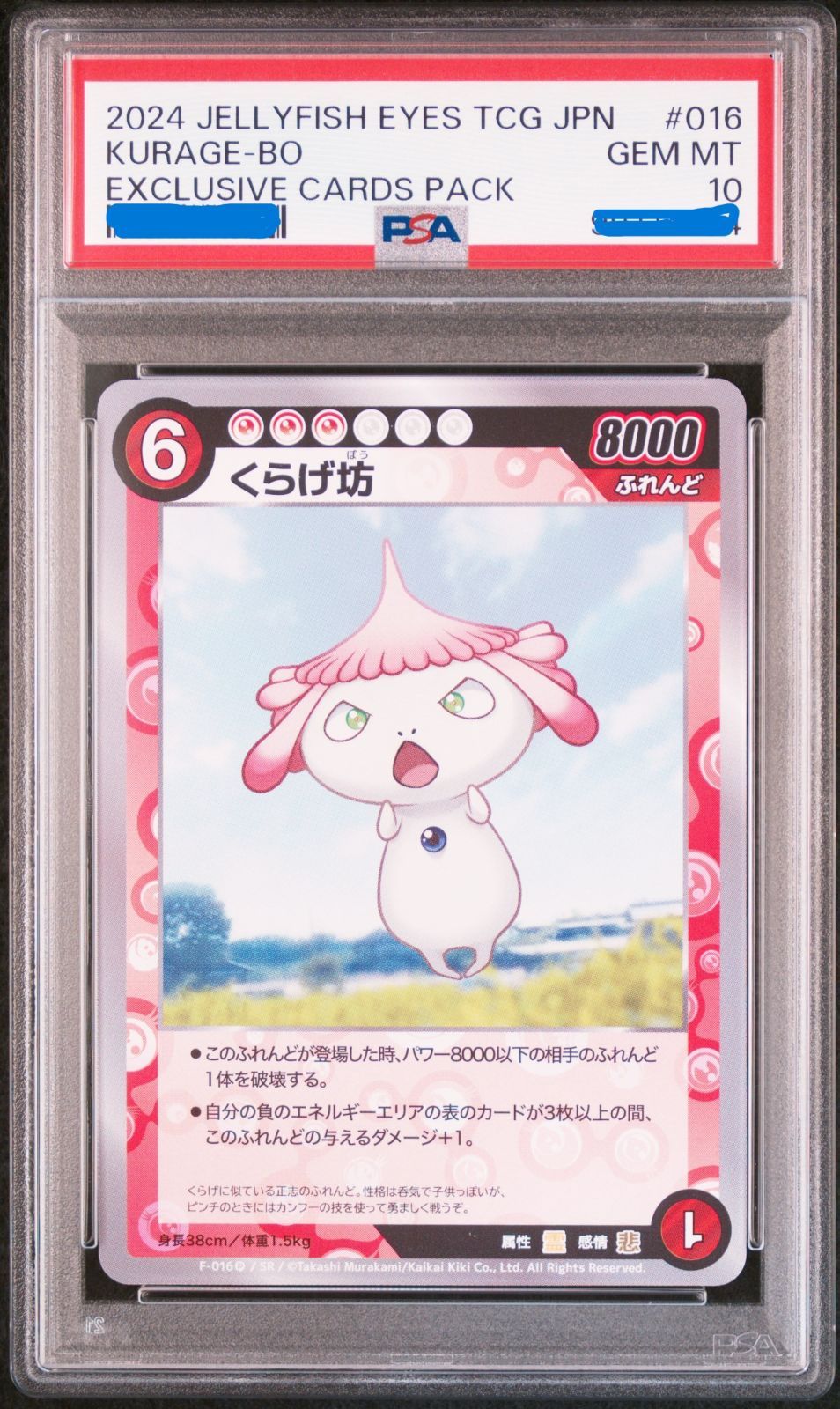PSA10 めめめのくらげ くらげ坊　プロモ めめめのくらげtcg くらげ坊 プロモカード PSA10