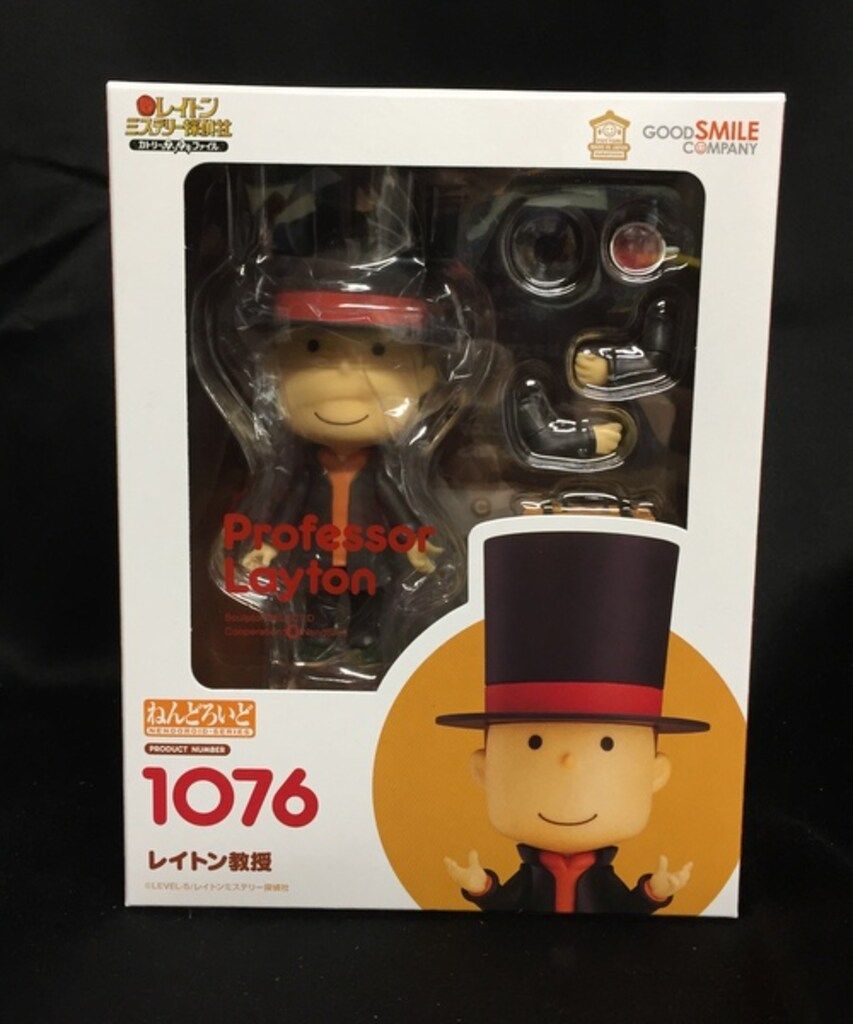 未開封品 ねんどろいど　レイトン教授 Amazon.co.jp: ねんどろいど レイトン ミステリー探偵社