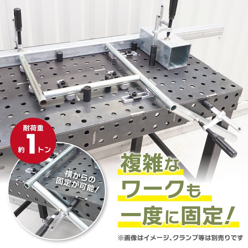 溶接テーブル 3D ツールトレイ付 W900×D600×H880mm 天板厚み5mm 16mm穴 溶接 作業台 溶接台 ウェルディングテーブル  KIKAIYA【 法人様・フォークリフトありのみ購入可能 】 - メルカリ