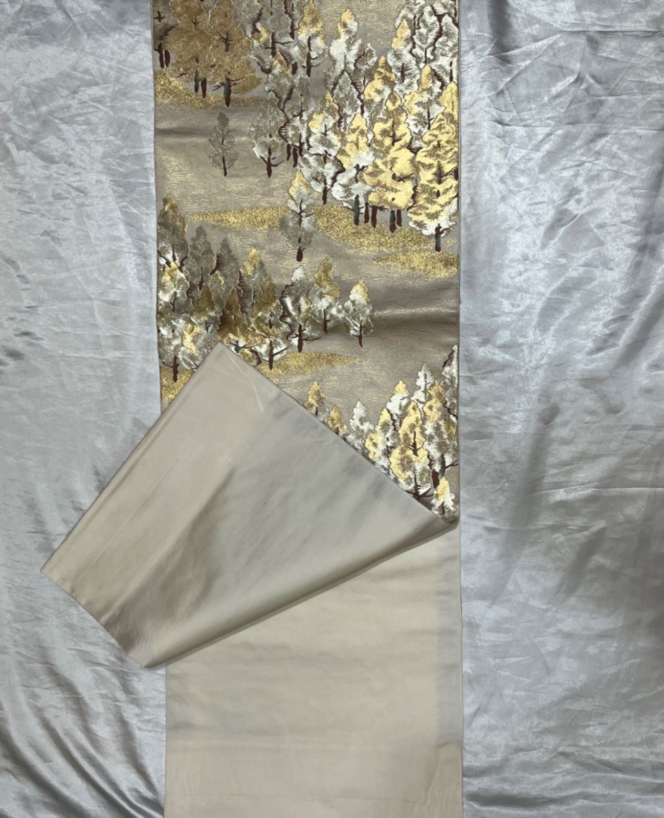 【24時間以内発送】豪華絢爛 美品 帯 袋帯 金糸 箔 逸品 六通 豪華絢爛綺麗美品☆本金箔☆正絹六通袋帯 - メルカリ