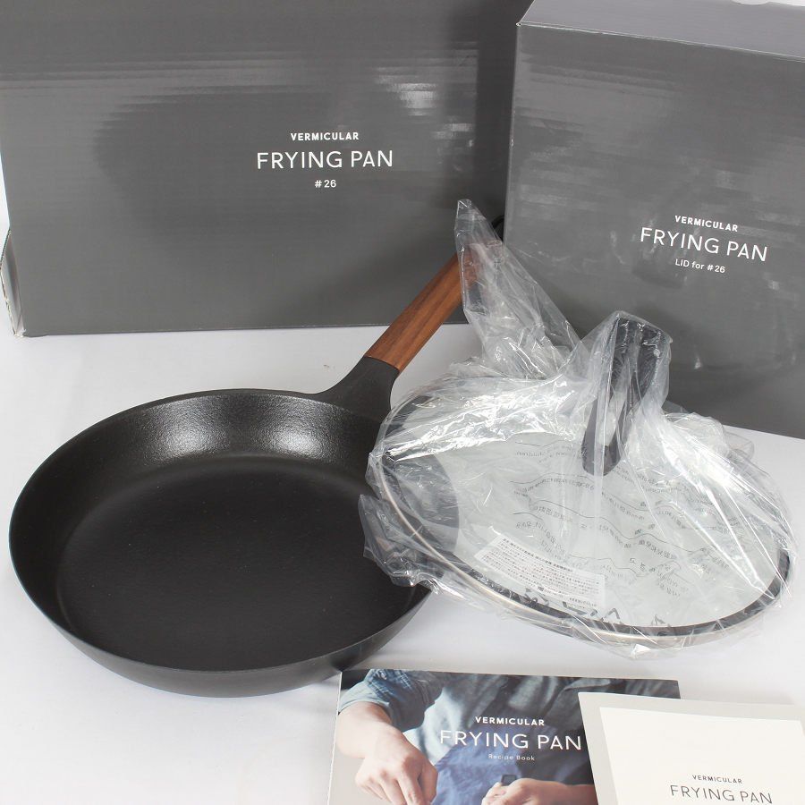 未使用バーミキュラ フライパン 26cm ウォールナット 未使用品