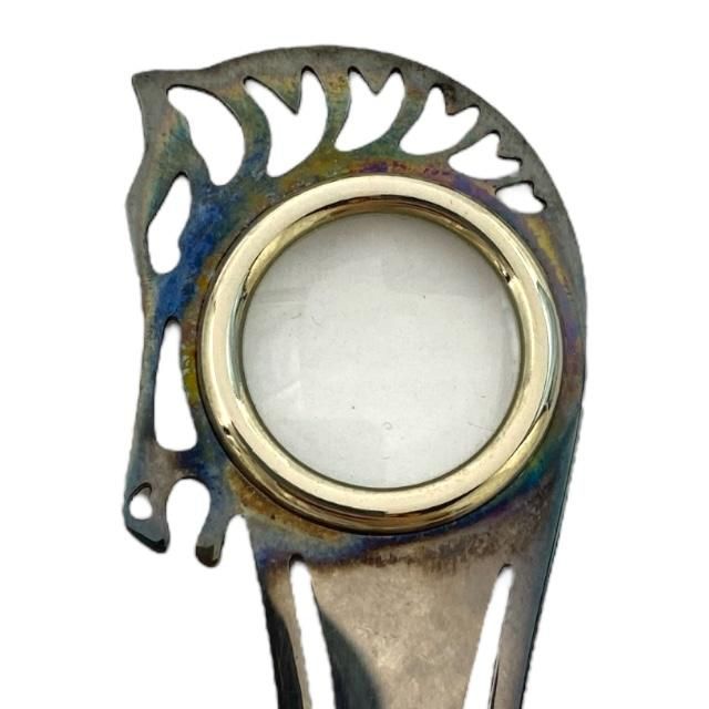 HERMES エルメス シュバル ルーペ 拡大鏡 ブックマーカー 馬 ホース