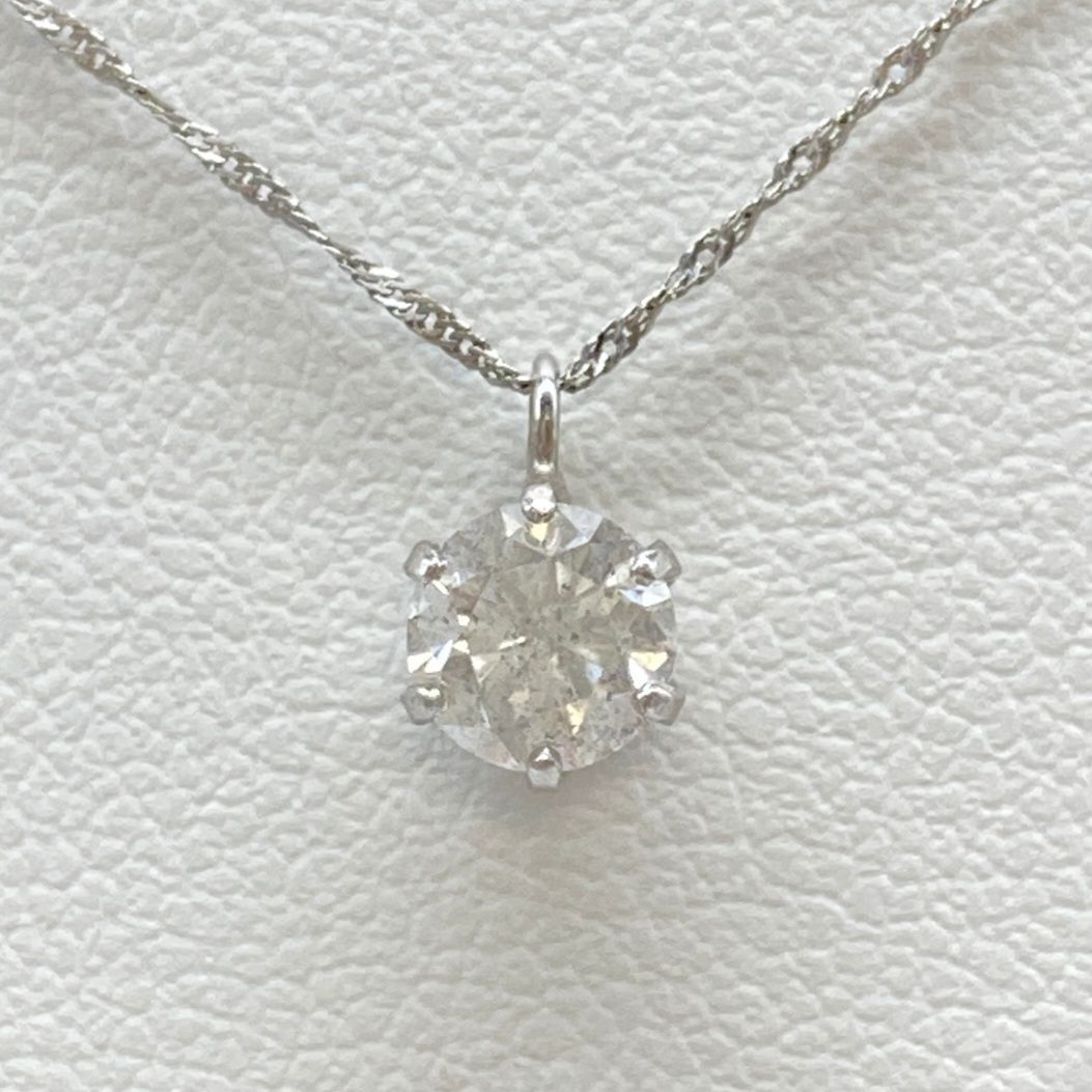 ✨【美品】プラチナ900/ 850天然ダイヤモンド0.50ct 輝く