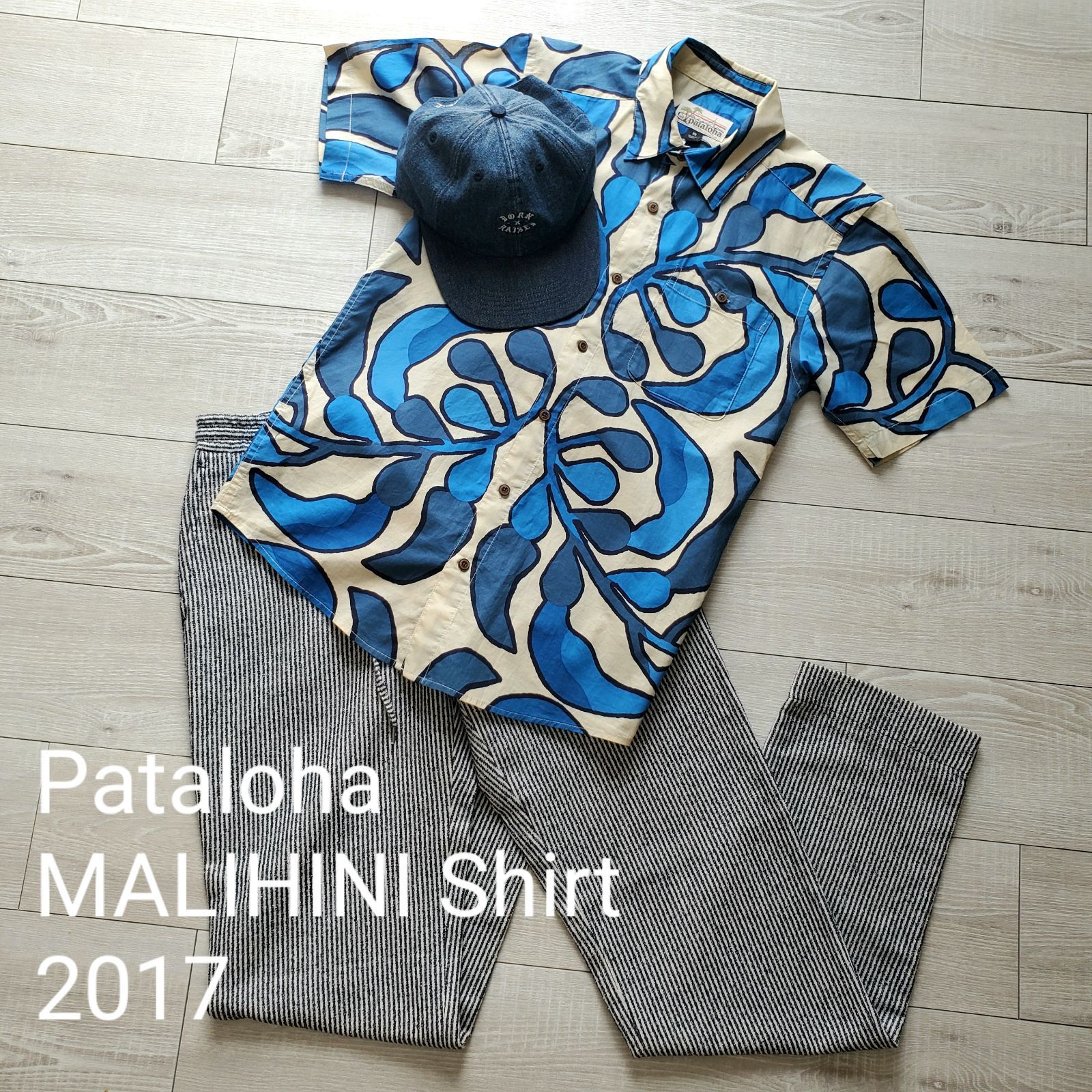 Patalohaパタロハ□美品 17年 MALIHINI マリヒニ 半袖シャツ XS 