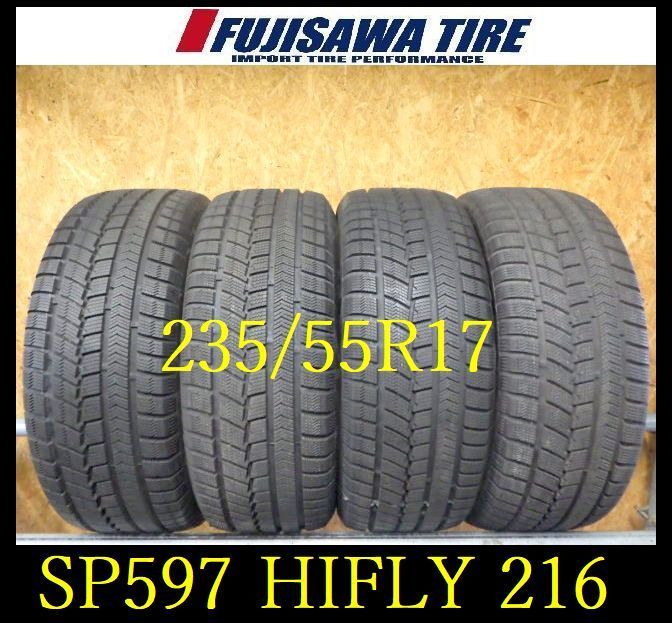 SP597 ● 製造 約8部山●HIFLY Win-turi216●235 55R17●4本
