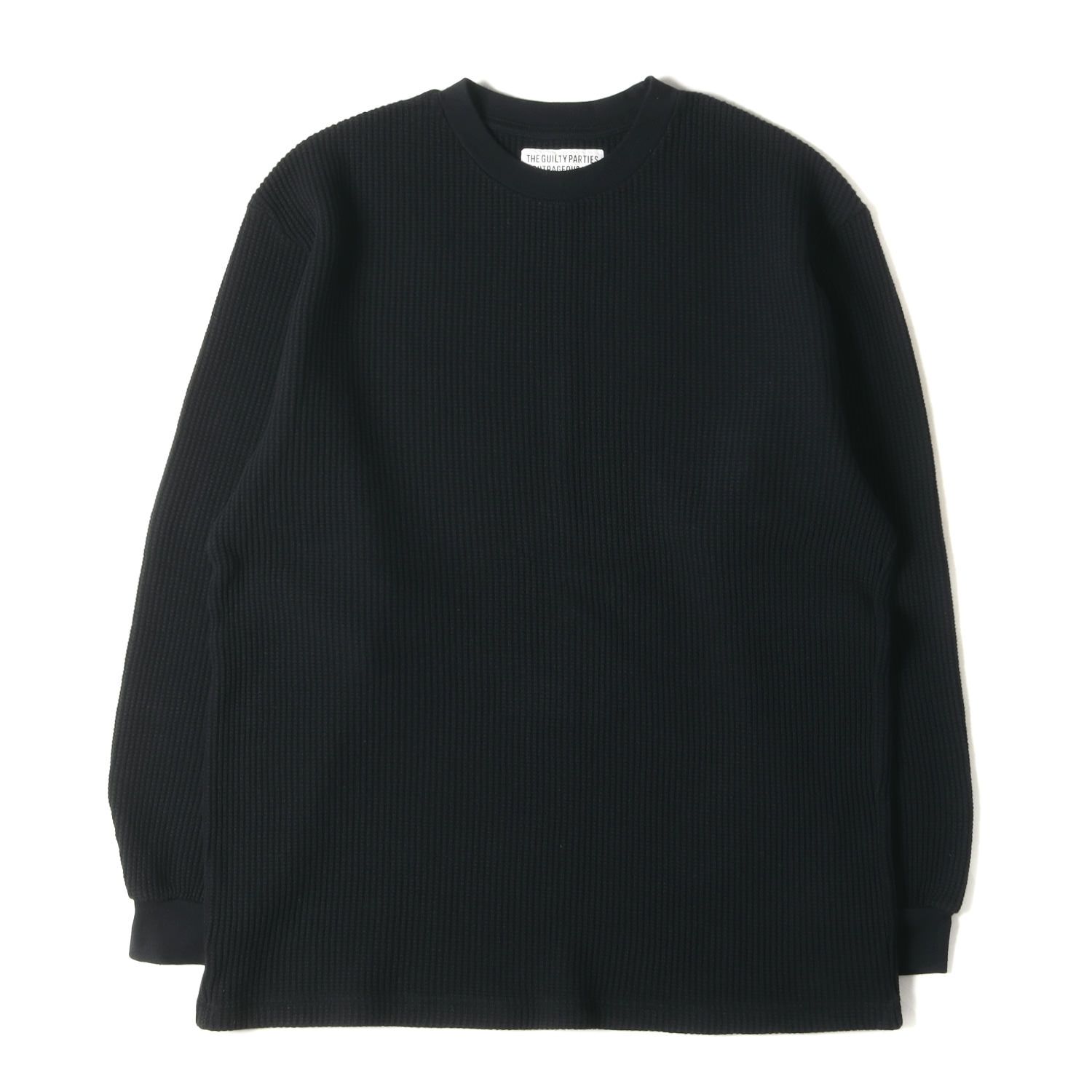 美品 WACKO MARIA ワコマリア Tシャツ サイズ:L 22AW ヘビー サーマル ロングスリーブTシャツ THERMAL SHIRT  ブラック 黒 トップス カットソー 長袖【メンズ】 - メルカリ