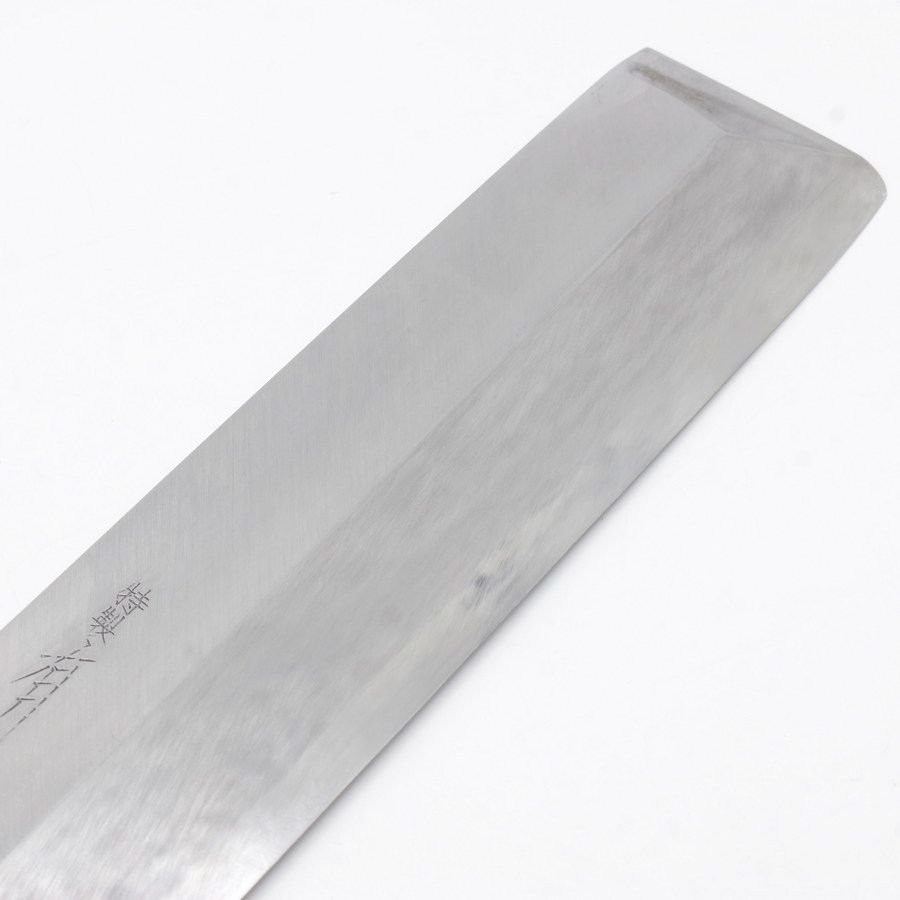有次 青鋼 菜切薄刃包丁 七寸半 栗型柄 刃渡り約225mm 和包丁 東型 