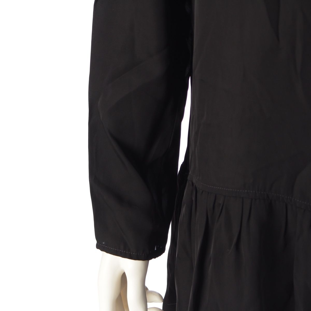 ザロウ 24AW-25SS キュプラ CALLAS DRESS クルーネック ロングドレス  