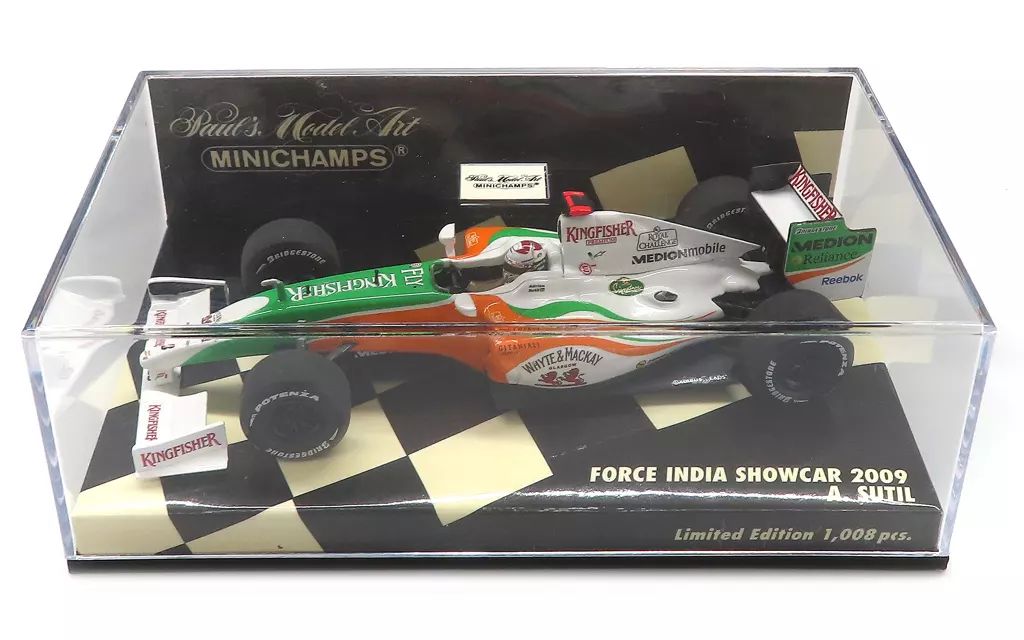 Ｆ１ミニカー　1/43 オコン選手サイン入り　フォースインディア 中古】ミニカー 1/43 フォースインディア F1 ショーカー 2009 F1