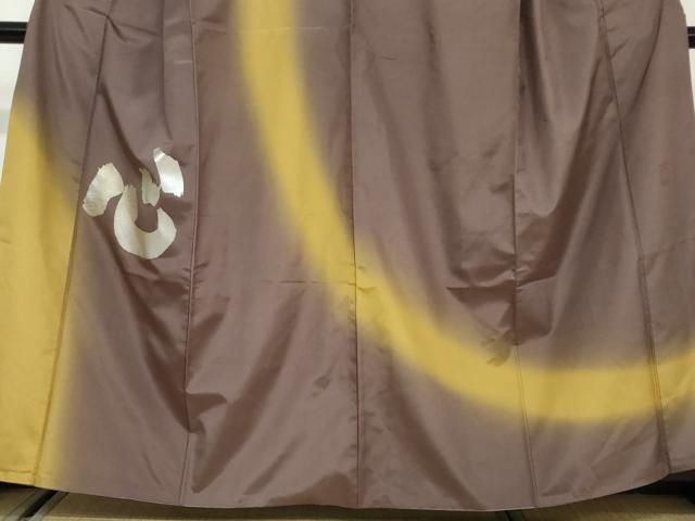 平和屋着物○中村玉緒 訪問着 紬地 心 銀彩 正絹 逸品 DAAW5561ud