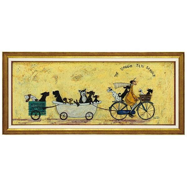 ユーパワー アートフレーム サム トフト「いぬタクシー」 節約 ST