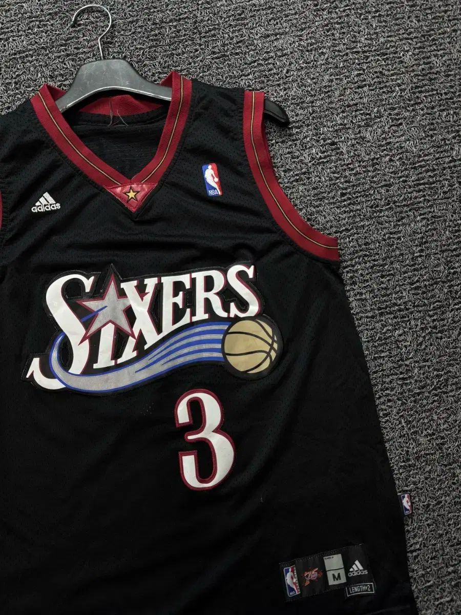 00s adidas アディダス NBA フィリー シクサーズ アイバーソン ジャージ
