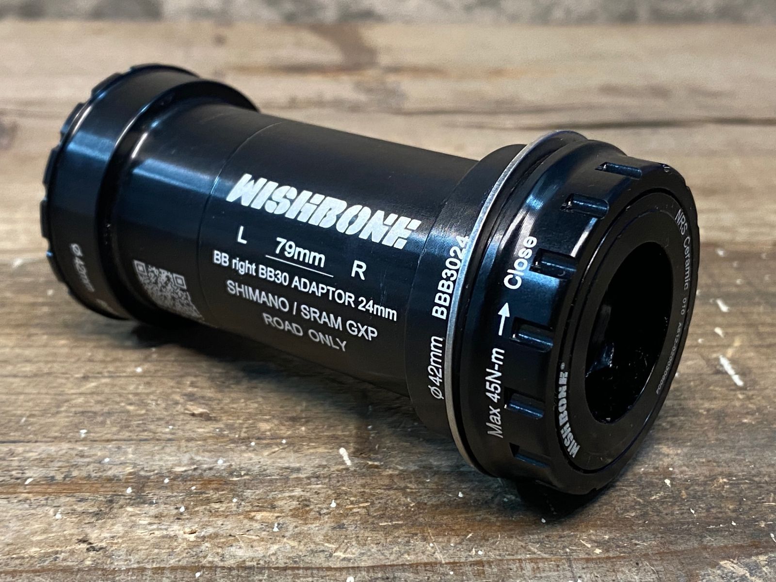 【未使用】WISHBONE BBB3024 ボトムブラケット WISHBONE | BOTTOM BRACKET | BB30 | BB3024