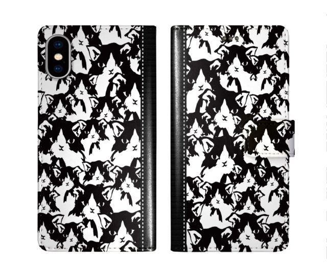 Xperia XZ1 SO-01K 701SO, Nyanko カバー [Xperia XZ1 SO-01K SOV36